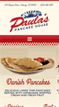 Mobile Screenshot of paulaspancakehouse.com