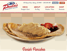 Tablet Screenshot of paulaspancakehouse.com